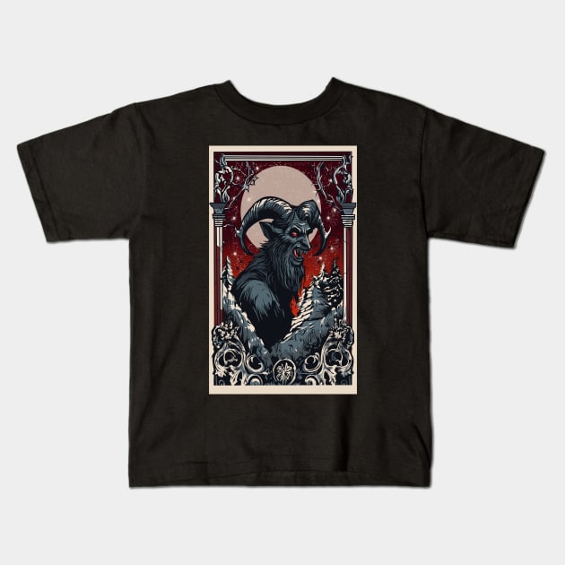 Krampus Kids T-Shirt by Elijah101